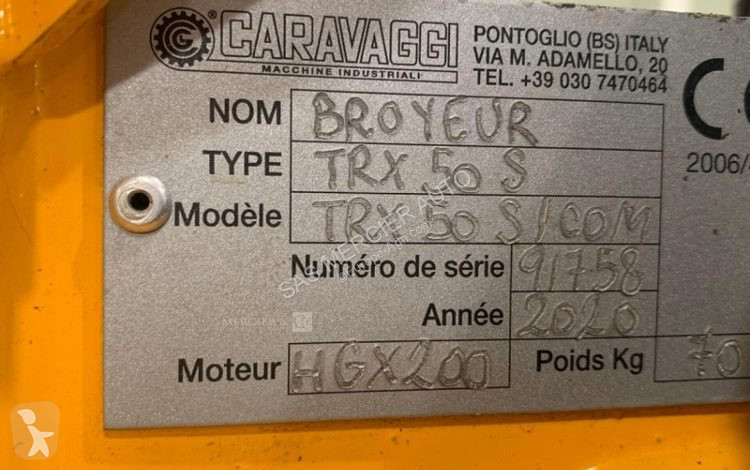 Tuin- en parkonderhoud Caravaggi broyeur de...