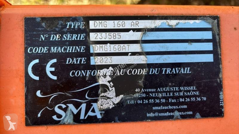 Espaces verts SMA ROTOFAUCHEUSE DMG 160 A