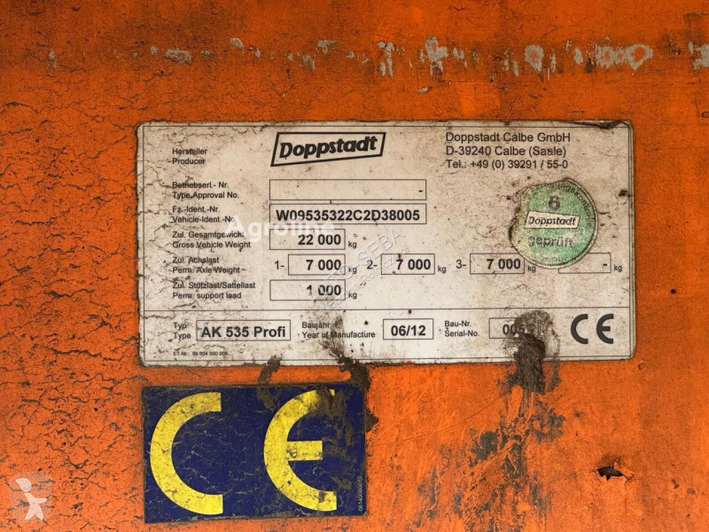 Grönområden Doppstadt AK535 profi