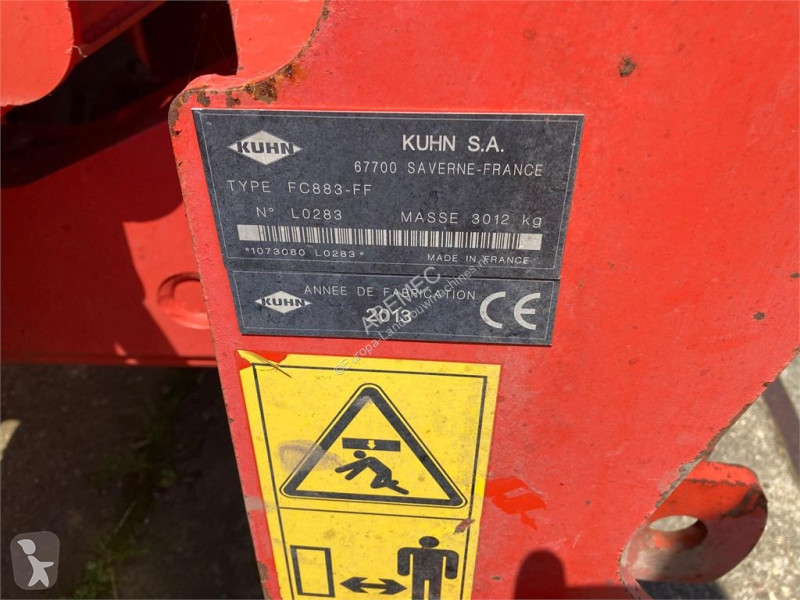 Grönområden Kuhn FC 883 maaiset