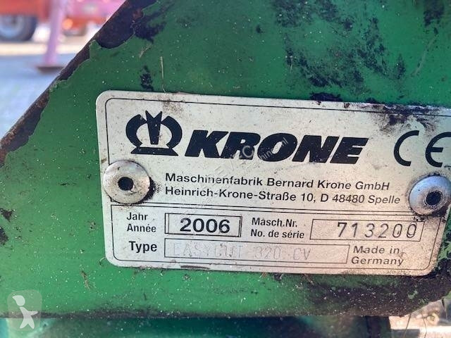 Zonas verdes Krone EC 320 CV