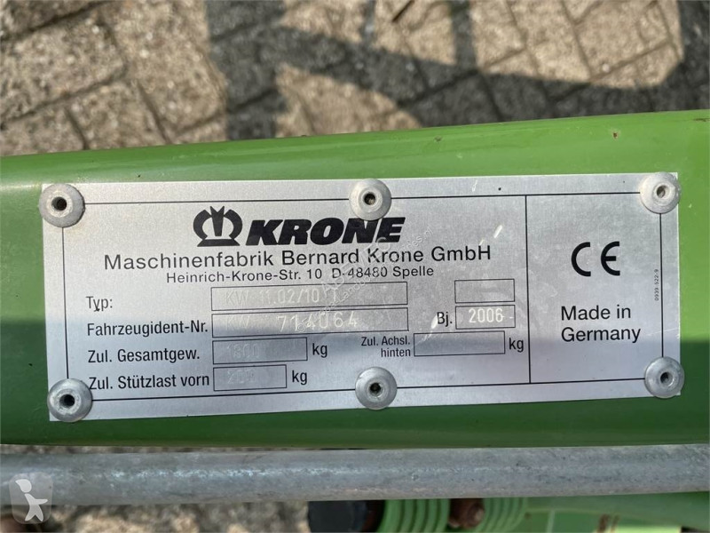 Espaces verts Krone schudder11.02/10T