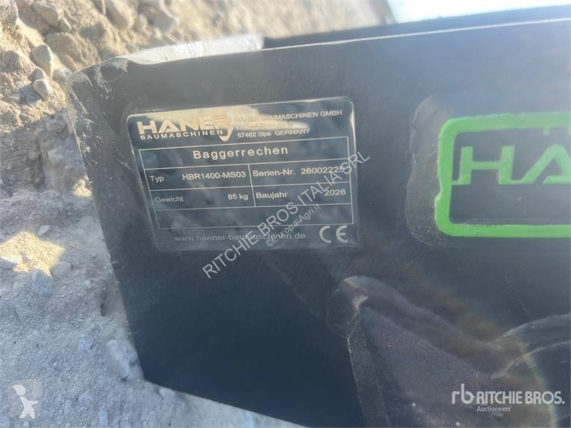 Haener HBR1400-MS03A Lifting Excavator Rake...