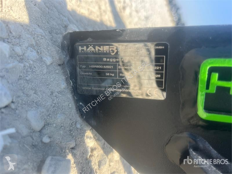 Haener HBR600-MS01-A Lifting Excavator Rake...