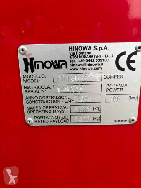 Højsidet godsvogn Hinowa HS 1203 E