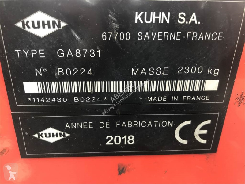 Zonas verdes Kuhn GA 8731 hark