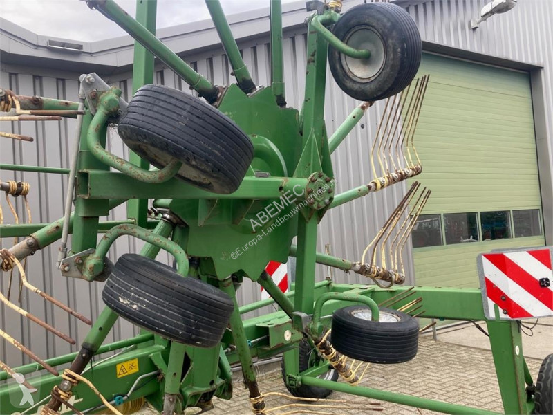 Krone 1201 hark haymaking