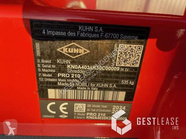 Espaces verts Kuhn  PRO 210