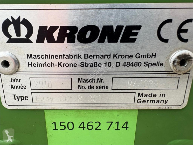 Zonas verdes jardins Krone EC R 360