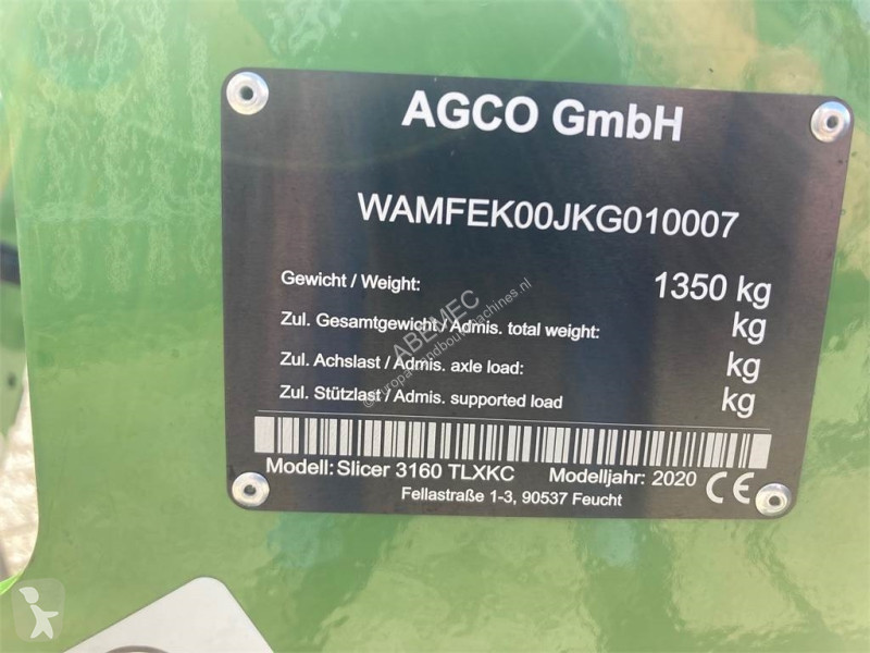 Fenaison Fendt Slicer 3160 TLXKC