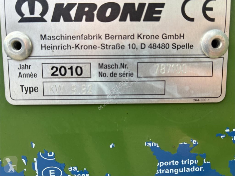 Slåtter Krone KW 8.82/8 schudder