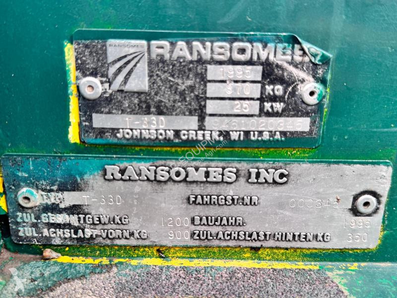Grönområden Ransomes  T-33D Tondeuse autoportée...