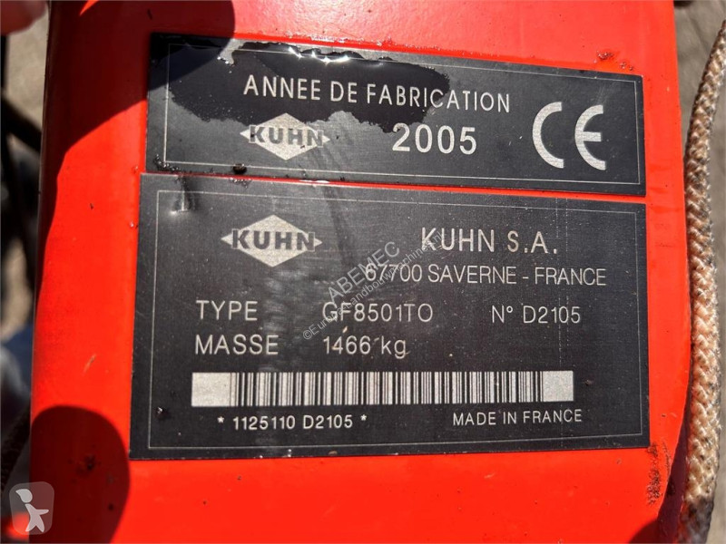 Grönområden Kuhn GF 8501 TO
