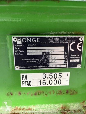 Plateau fourrager Ponge