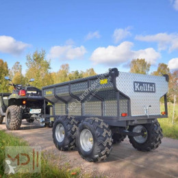 Remolque agrícola volquete con cortina MD Landmaschinen Kellfri Kippanhänger ATV