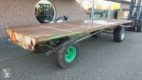 Transport Platte wagen 6 meter platte wagen, balenwagen, transportwagen oprijwage