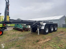 Remolque agrícola caja abierta portamaterial Krampe HAKENLIFT SATTELAUFLIEGER HKS