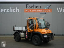 Unimog U400 U400 4x4, 405/12, Zapfwelle, Kommunalplatte camion déneigeuse occasion