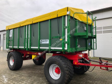 Remolque agrícola Kröger 18to Steinfeld volquete con cortina usado