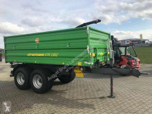 Remolque agrícola Strautmann STK 1302 volquete con cortina usado