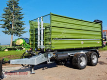 Remolque agrícola volquete con cortina Fliegl TDK 200 FOX + hydr. Rückwand 23m³