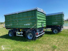 Remolque agrícola DSK 16+18to volquete con cortina usado