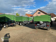 Remolque agrícola DSK 16 - 18 volquete con cortina usado