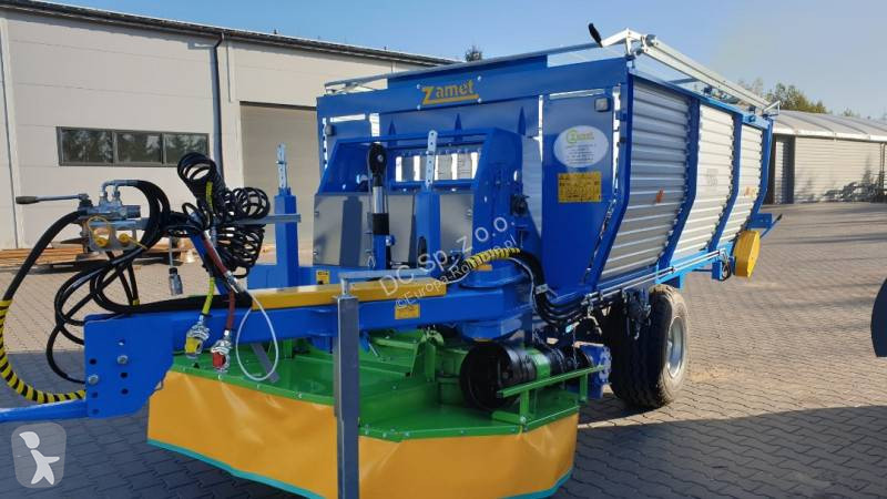 Reboque agrícola Zamet Mähladewagen / Green...