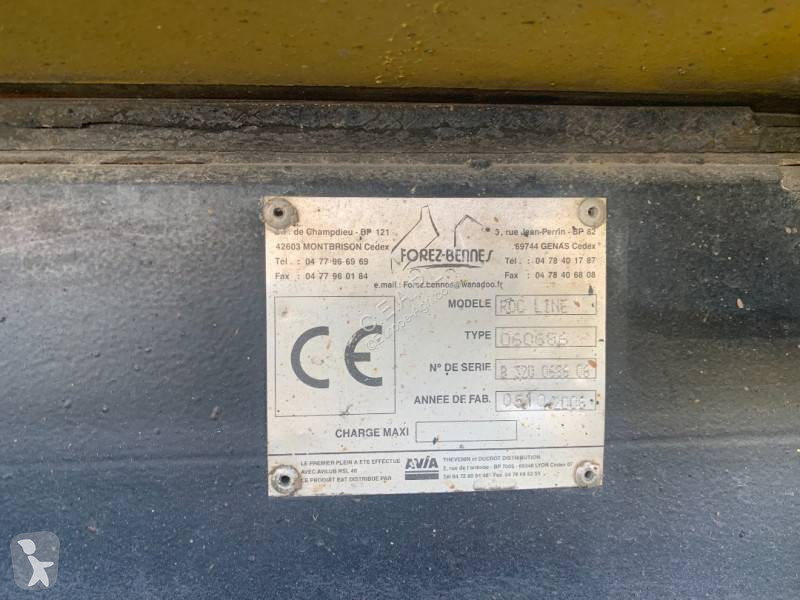 Remorque agricole  FOREZ Chassis 8x4 à modifier...