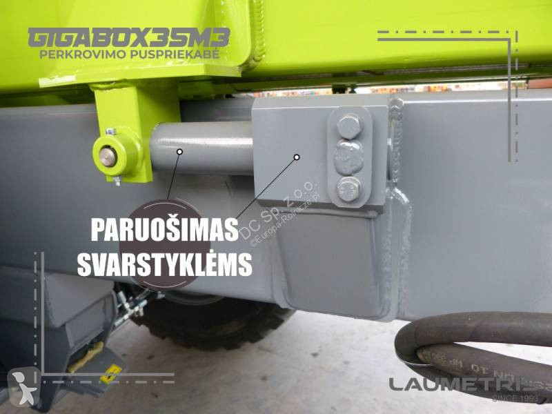 Remorque agricole Laumetris Überladewagen /...