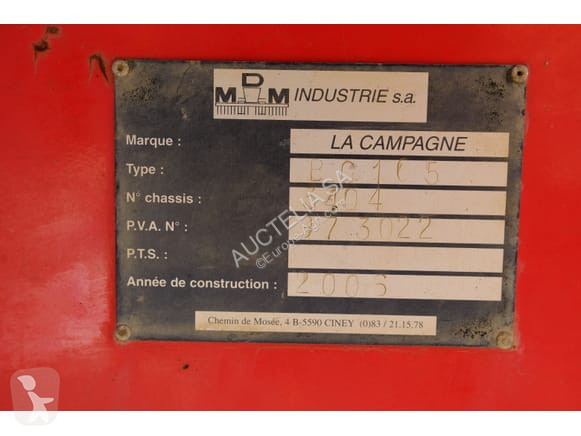 Remolque agrícola La Campagne BC10
