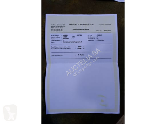 Remolque agrícola Record RPE7