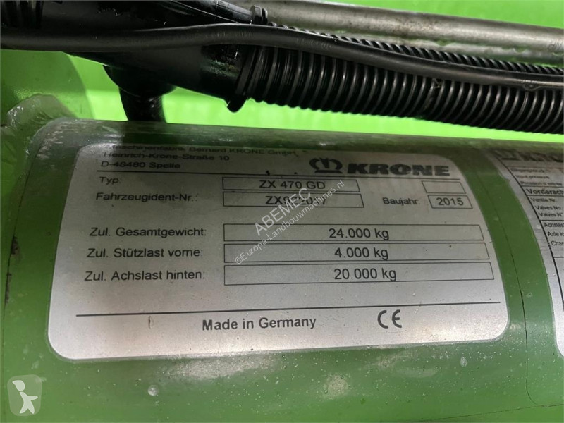 Krone ZX 470 GD farming trailer