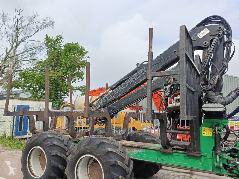 5F log forwarder with hiab crane + grab farming...