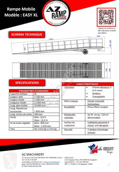 Remolque agrícola AZ Ramp EASY XL8