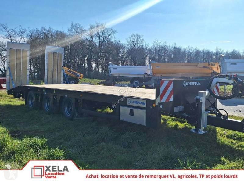 Remolque agrícola Porte engin agricole 3 essieux