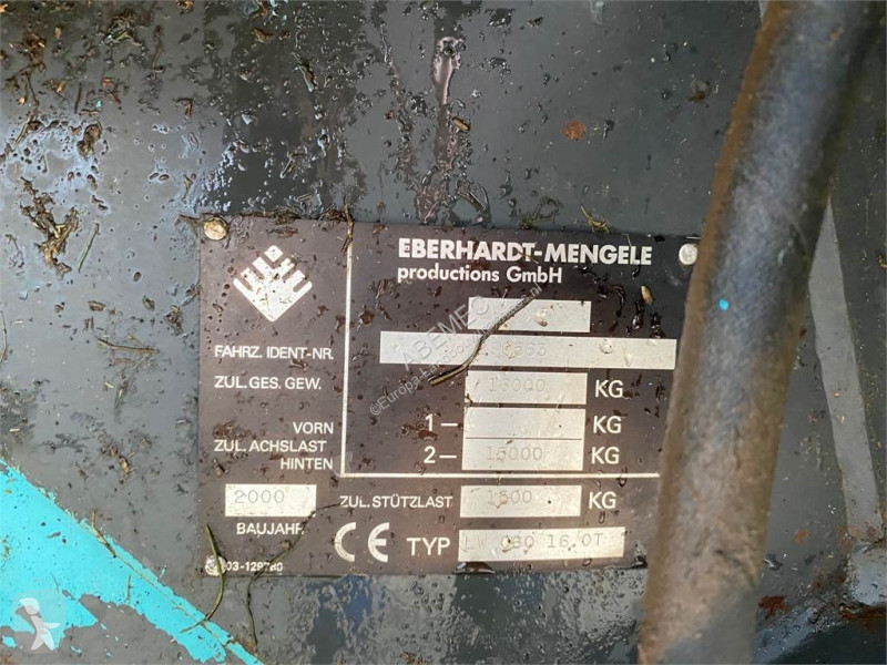 Reboque agrícola Mengele Rotant 745