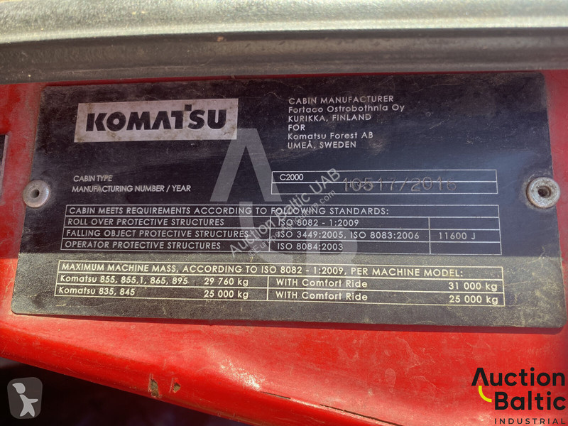 Komatsu 895 farming trailer