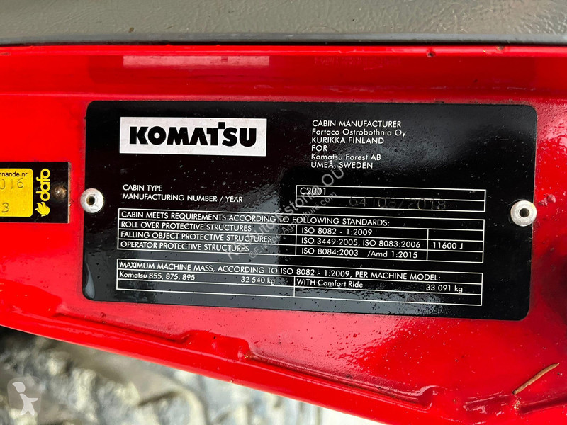 Utilaje forestiere Komatsu 895 8x8 LOADFLEX /...