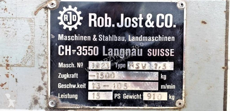Landbrugsvogn  MSW 1.5 Wciągarka linowa | Rope...