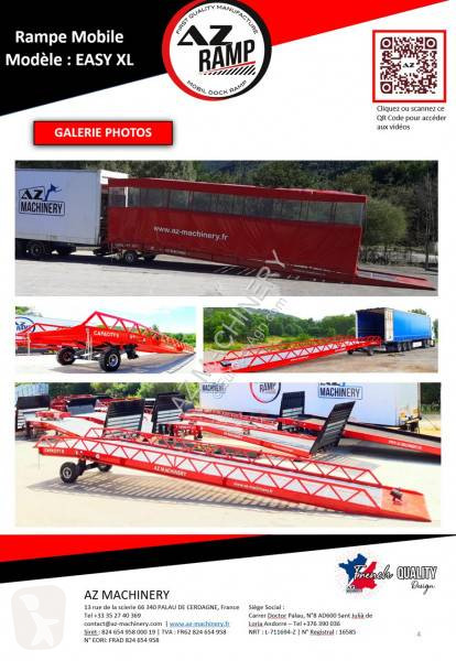 Remorque agricole AZ Ramp EASY XL8