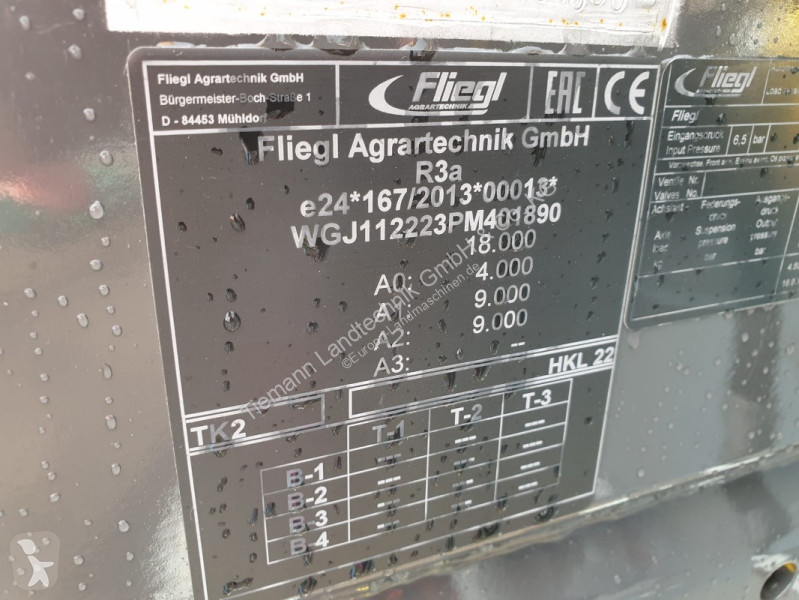 Remorque agricole Fliegl  HKL 22