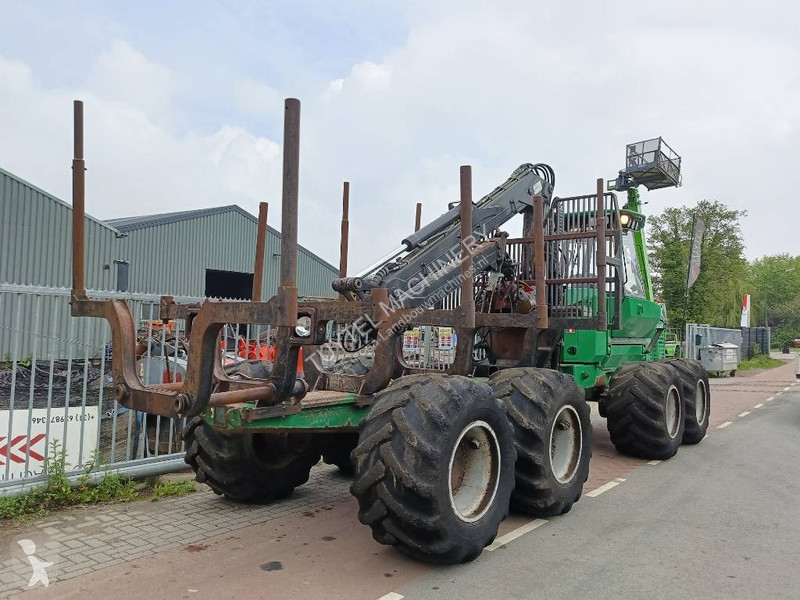 5F log forwarder with hiab crane + grab farming...