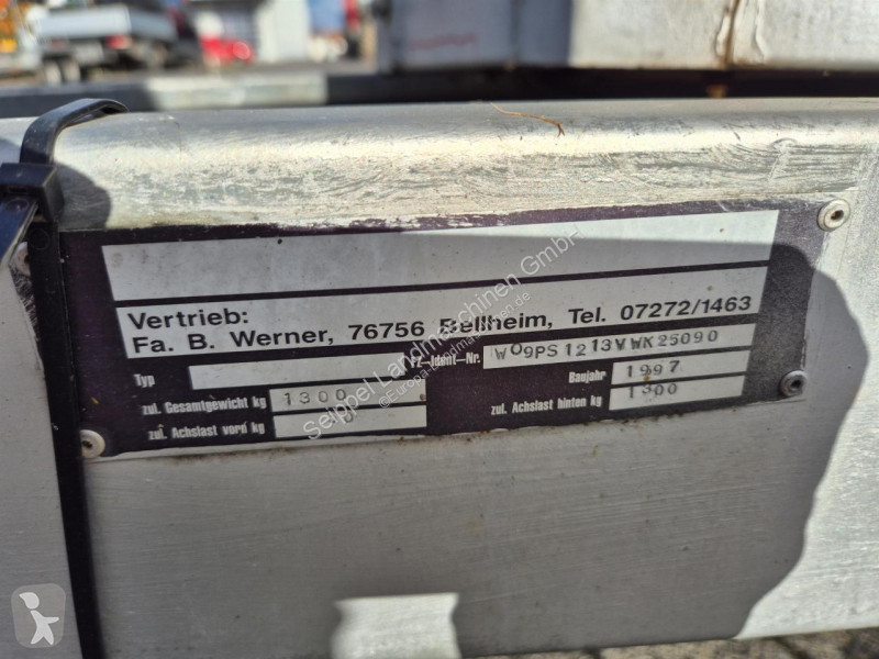Landbrugsvogn   Werner Pferdeanhänger 1300kg