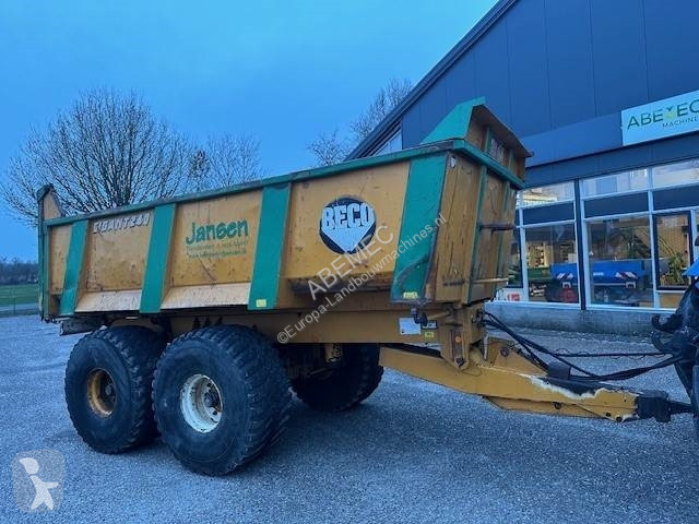 Remorque agricole Beco Gigant 240 Gronddumper