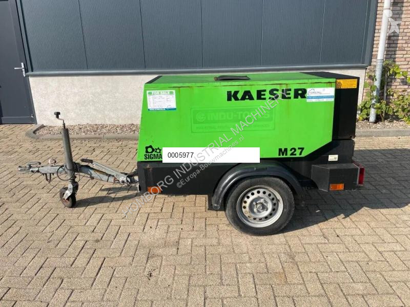 Materiaal voor de bouw Kaeser M27 Kubota 2,7 m3...