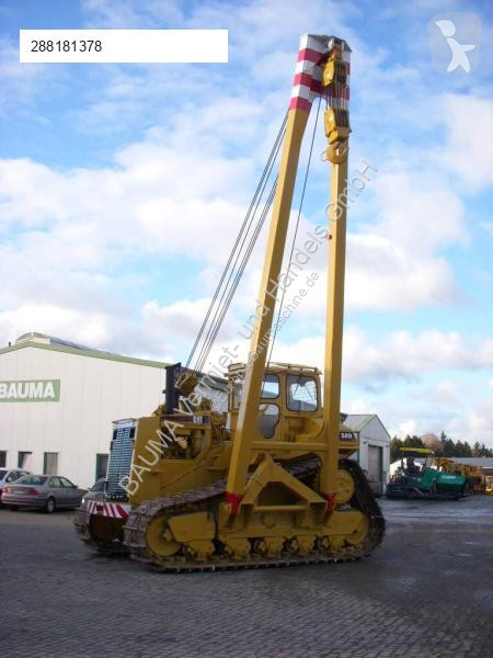 Material de obra Caterpillar 589 105 t Hubkraft...