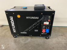 Építőipari munkagép Hyundai Aggregaat / Generator, 8 KVA, 230 + 400 volt használt áramfejlesztő