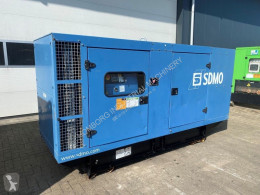 Material de obra SDMO J220K John Deere Leroy Somer 220 kVA Supersilent generatorset gerador usado