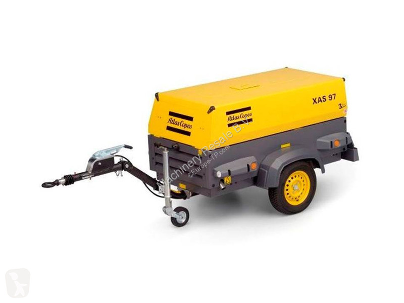 Atlas Copco XAS 97 DD - N WHEELS construction
